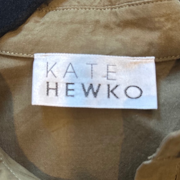 Women's Brown Button-Up Blouse - Picture 11 of 11